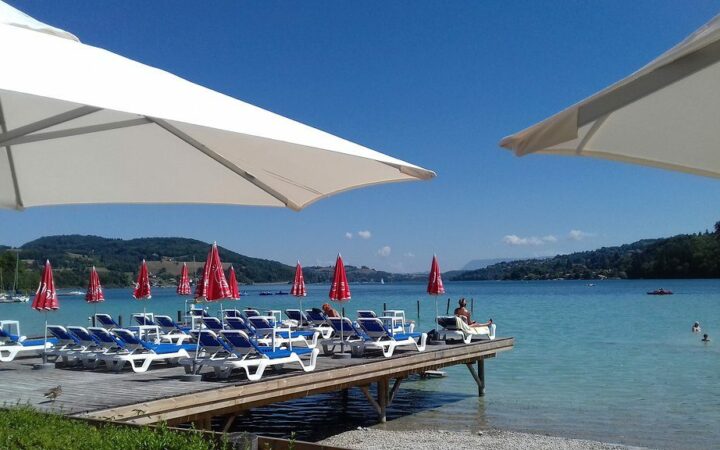 plage les dauphins charavines paladru