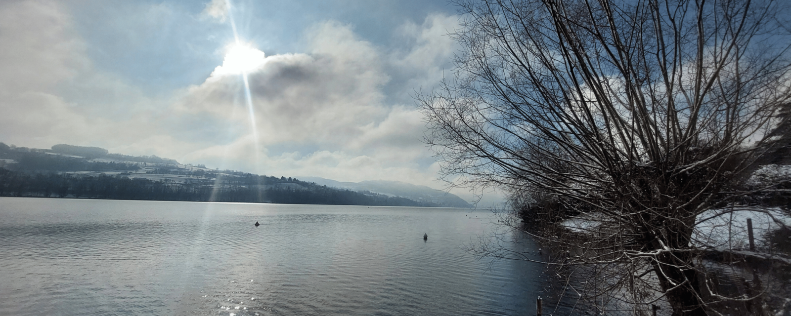 paladru hiver lac